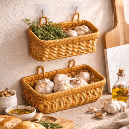 The Casa Woven Wall Basket - Urban Jiko