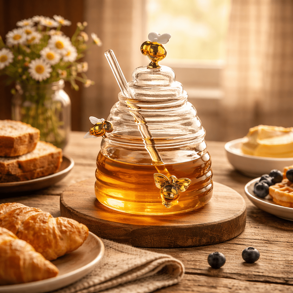 The Nordic Hive Honey Jar - Urban Jiko