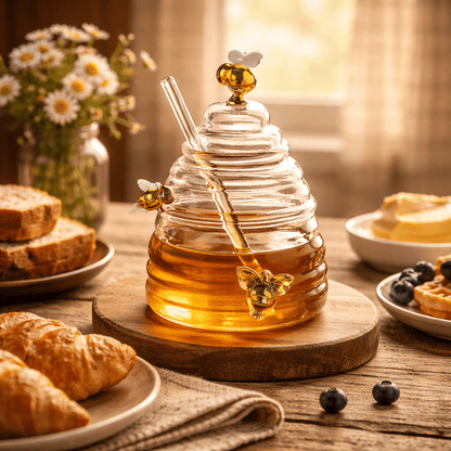 The Nordic Hive Honey Jar - Urban Jiko