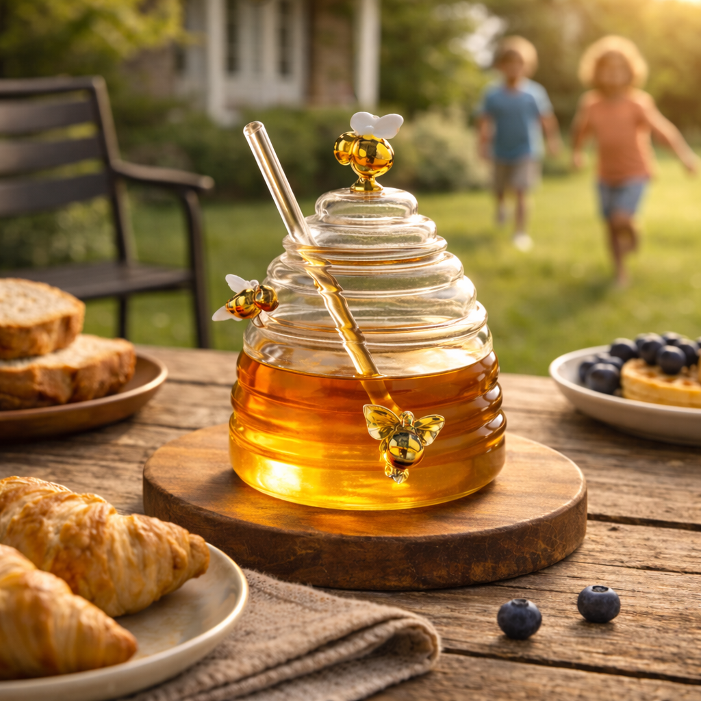 The Nordic Hive Honey Jar - Urban Jiko