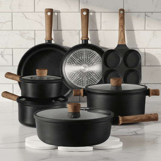 Titanium Non - Stick Cookware Set - Urban Jiko