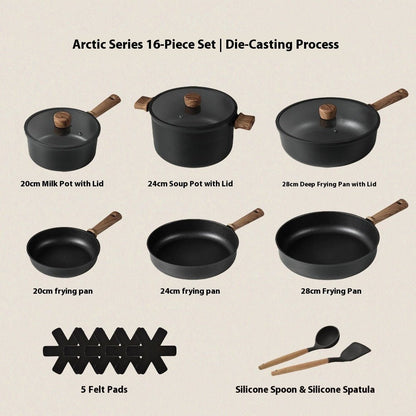 Titanium Non - Stick Cookware Set - Urban Jiko