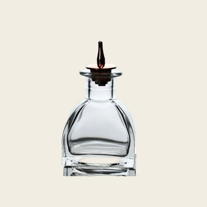 Vintage Carved Glass Pour Bottle - Urban Jiko