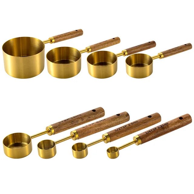 Walnut Wooden Measuring Set (8 Piece Set) - Urban Jiko