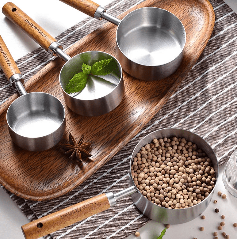 Walnut Wooden Measuring Set (8 Piece Set) - Urban Jiko
