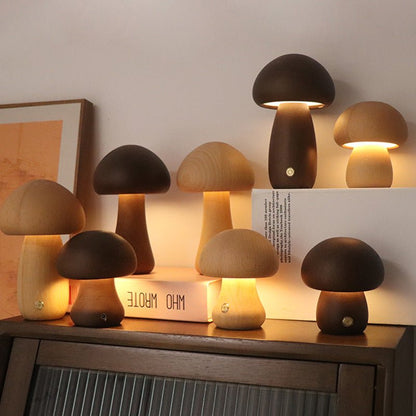Wooden Mushroom Light - Urban Jiko